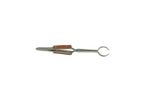 Round Shaped End Insulated Self Locking/Closing Soldering Tweezers S7632