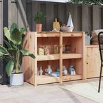 Kitchen Cabinet, Storage Cupboard for Garden Terrace, Sideboard with L6T5