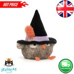 Jellycat Heccaty Hootnightly Owl with Wizard Hat Toy Magical Halloween Gift!