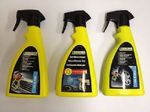 Karcher Car Cleaning Spray Kit 3 Bottles Rim Cleaner, Glass Gel & Insect Remover