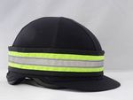 Fluorescent hi viz hat band - yellow or pink - reflective horse riding