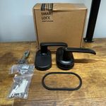 Smart Lock Biometric Fingerprint Keyless Entry Door Handle Matte Black F20240909