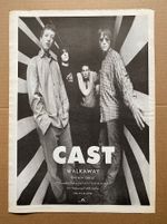 CAST WALKAWAY POSTER SIZED original music press advert from 1996 - printed on ne