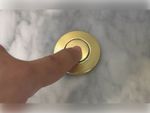 Electric Air Switch Kit for Garbage Disposal With Brass Button, Brass Air Switch