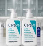 2x Cerave Acne Control Cleasner 2% Salicyclic Acid Teatment 237ml NEW UK