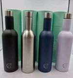 750ml Flask Double Walled Insulated Vacuum Stainless Steel Bottle Hot Cold Gift