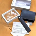 Eschenbach 2034 Handheld Magnifier 3.5x 75x50mm Compact Scratch-Resistant