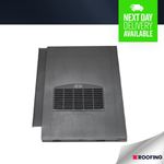 TLE Roof Vent Tile Inline Range With Built In Downpipe - GREY