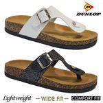 LADIES COMFORT SUMMER BEACH FOOTBED SLIP ON FLAT WIDE MULES SLIDERS SANDALS SIZE