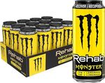 Monster Rehab Tea & Lemonade Energy Drink Cans 458ml - Pack of 12