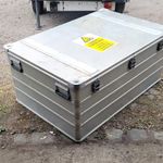ZARGES Aluminium Storage & Transport Chest Trunk Case with Latches & Handles