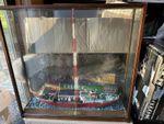Radio Caroline “Ross Revenge” Model Ship Display Case Maritime Nautical
