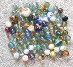 Assorted marbles x 88