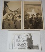 1943 USAAF Pilots Warton Aerodrome Greencastle WW2 Vintage Original Photos