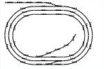 Hornby / Peco Job Lot 00 Gauge Nickel Silver Track Layout Triple Oval + Sidings