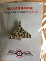 100 Years of RAF/VULCAN-Badge/Pin-Brand New.