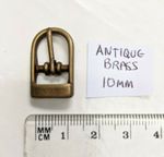Pack of ten metal buckles for sandals, shoes, leathercraft accessories