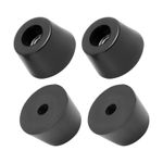 Rubber Bumper Feet (31x18mm/1.22"x0.71") 4Pcs, Round Leg Pads