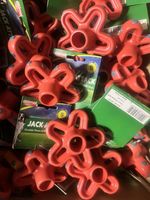 Job Lot Bulk Deal Dogs Toy Small Red Jack Attack X 12 Clearance