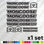 MONGOOSE PRO Bike Stickers Vinyl Decal Frame Cycle Bicycle - Set of 11 Logos