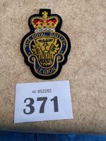 royal british legion gold bullion embroidered blazer patch