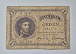 Poland Banknote 1 Zloty  1919 VF Very Fine 