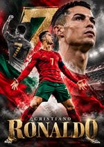 Cristiano Ronaldo Football Player Poster Modern Sports Art A4 Print Wall Poster
