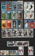 1966 COMPLETE YEAR SETS ALL UNMOUNTED MINT