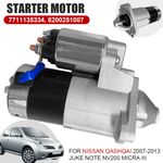 Starter Motor for Nissan Qashqai 2007-13 Juke Note NV200 1.5 dCi 1.6 7711135334
