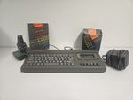 Sinclare 2X Spectrum F2 128K Grey Powers On + Joy Syick, PSU, BOX + 8 GAMES