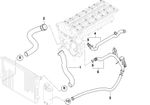 BMW Genuine Engine Cooling Radiator Water Hose Pipe Line Fits E36 11537505831