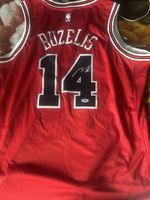 Matas Buzelis Autographed/Signed Chicago Bulls Jersey With PSA COA