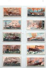 WILLS: Celebrated Ships 1911 Full Set 50 Cigarette Cards