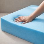 Custom Cut High-Density Blue Foam Sheet for DIY Upholstery, Cushions, Beds Sofa