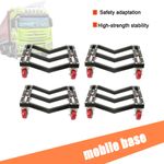 4PCS Car Wheel Dolly Premium 6000lbs/2800KG Skate Furniture Car Wheel Mover UK