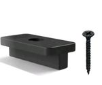 500 Composite Decking Clips T-Clip Hidden Fixings + Black Wood Screws  QUALITY ✅