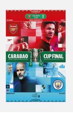 CARABAO LEAGUE CUP FINAL 2026 Arsenal v Manchester City - programme IN STOCK NOW