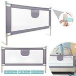 1.5/1.8/2M Kids Bed Rail Bed Guard Protection for Baby Toddler Safety Rail Fence