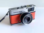 Olympus Trip 35 SLR Film Camera New Seals & Leather Orange Fully Working + STRAP