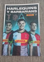 HARLEQUINS V BARBARIANS ...2023 FRIENDLY PROGRAMME 