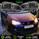 VW Golf Mk5 Hatchback 2003-2009 Projector Headlights Set R32 GTi Xenon Look
