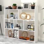 Storage Cube Shelves Bookcase Wooden Display Unit Organiser Wood Cabinet Shelf