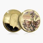 Flower Fairies Gold Plated Coin Yarrow Fairy 2025