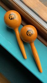 2x MEINL Maracas - Wood, Amber - Hand Percussion Shakers Musical Instrument