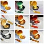 60ml,Gold Metallic Acrylic. Paint Waterproof for DIY Art & Crafts