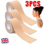 3 Rolls 5cm x 5m Kinesiology Tape KT Muscle Strain Injury Support Physio Sports