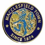 Macclesfield FC Football Crest Pin Badge, Macclesfield Fans Souvenir Pin Badge