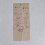 1907 Grand Hotel Suisse Terminus Turin Turin Receipt C02971