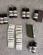 Aesop mini travel size bottles/sachets/perfume