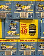Flash Speed Mop Wet Cloths, Antibacterial Lemon Scent, 48 Refills